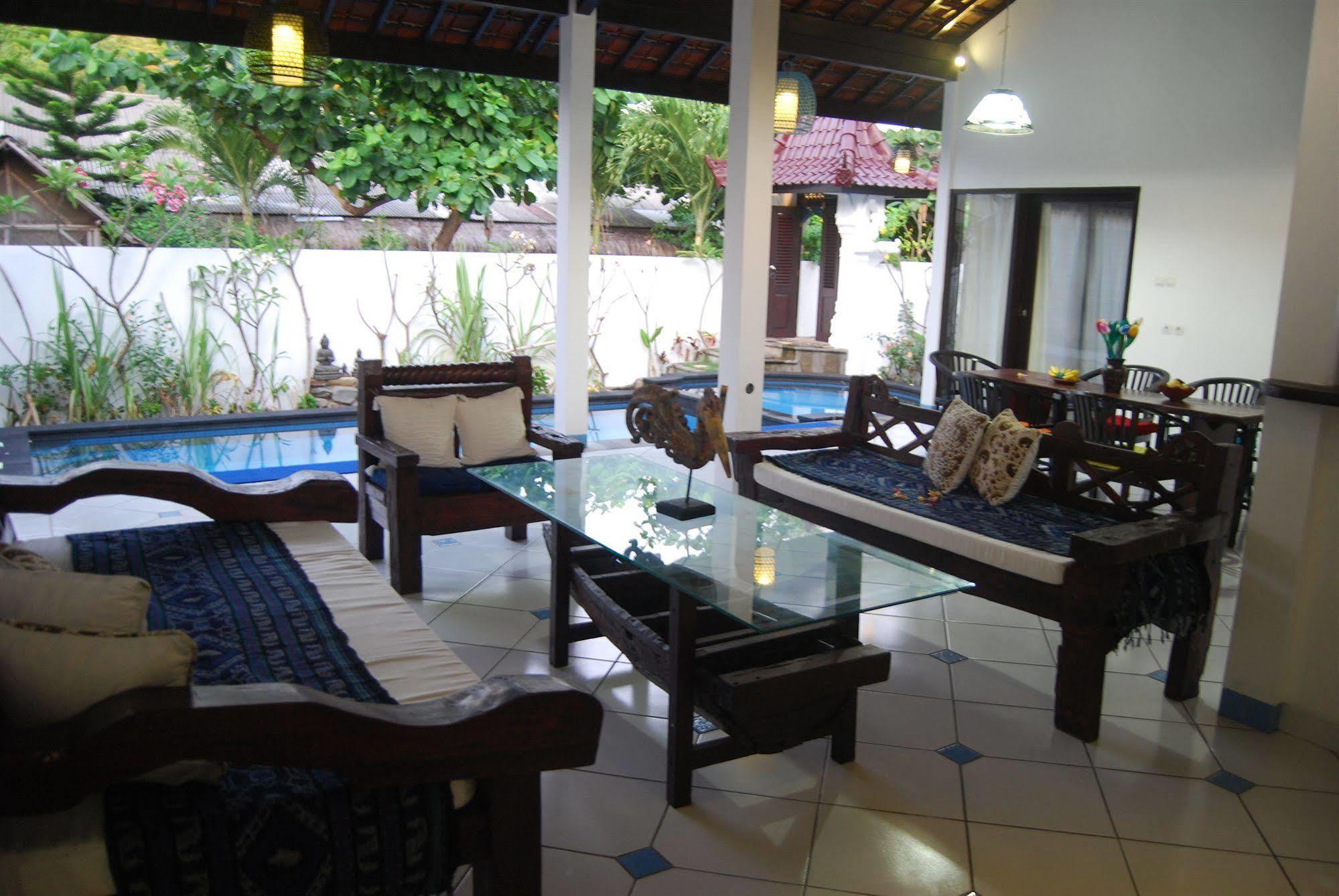 Ambary House Gili Trawangan- 2 Bedroom Private Villa, Pool Exterior foto