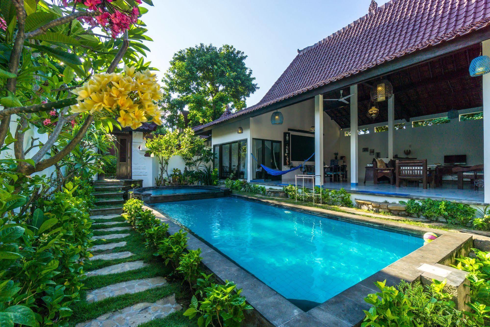 Ambary House Gili Trawangan- 2 Bedroom Private Villa, Pool Exterior foto